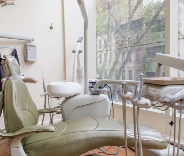 Dental treatment chair in New York dental office