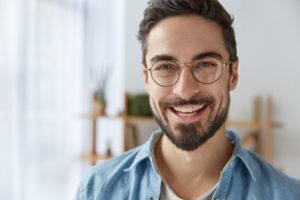 Man with attractive teeth smiling